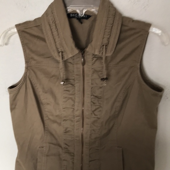 🤎BACCINI ZIPPER VEST TAN SIZE SMALL PETITE NWOT EXCELLENT CONDITION! - Picture 4 of 8